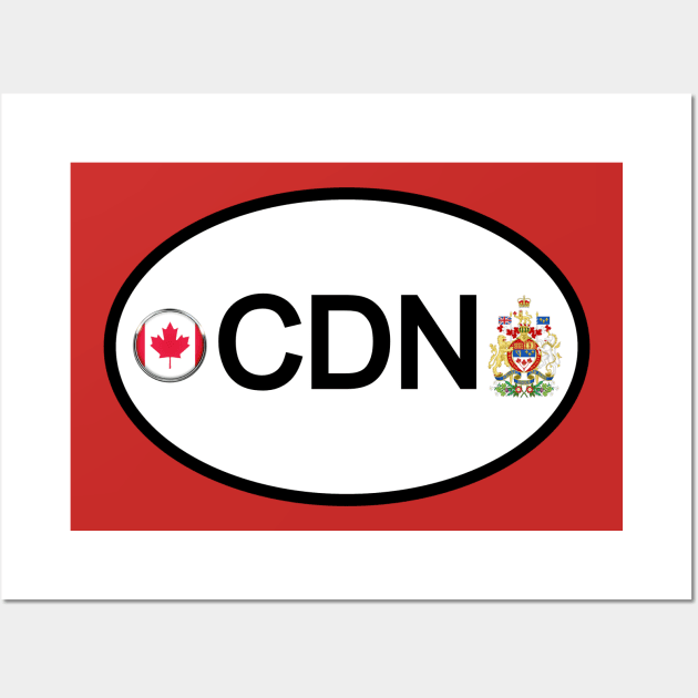 Canada car country code Wall Art by Travellers